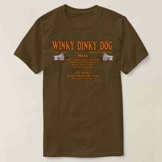 Winky Dinky Dog  T-Shirt (Design vorne)