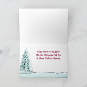 Winnebago-Camper RV-Kleid Feiertagskarte (Innenseite)