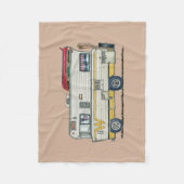 Winnebago-Camper RV-Kleid Fleecedecke (Vorderseite)
