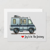 Winnebago LeSharo Camper RV Postkarte (Vorne/Hinten)