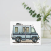 Winnebago LeSharo Camper RV Postkarte (Stehend Vorderseite)