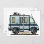 Winnebago LeSharo Camper RV Postkarte (Vorne/Hinten)