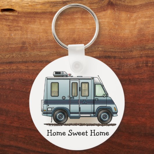 Winnebago LeSharo Camper RV Schlüsselanhänger (Vorderseite)