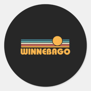 Winnebago Minnesota Runder Aufkleber