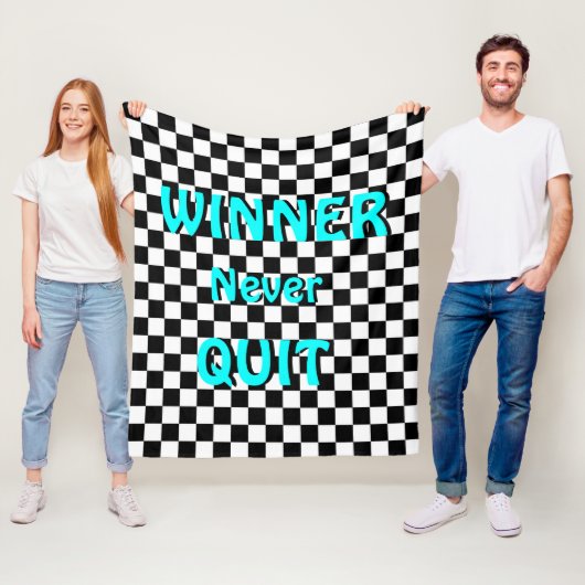 "WINNER" Cooles Motivierend Fleece Blanket (Beispiel)