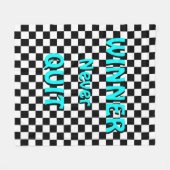 "WINNER" Cooles Motivierend Fleece Blanket (Vorderseite (Horizontal))