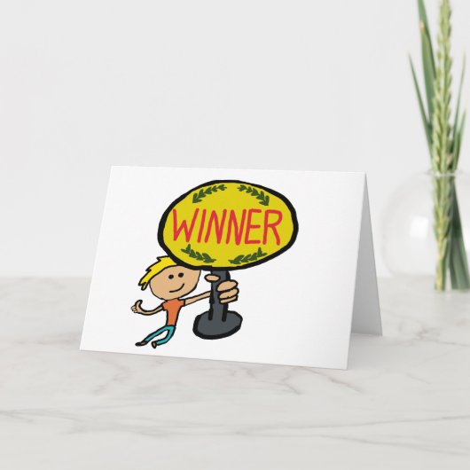 Winner Karte (Vorderseite)