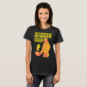 Winner Winner Mullet Dinner Party In The Back  2 T-Shirt (Vorne ganz)