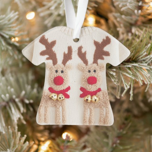 WINNER! WINNER! Tacky Christmas Sweater Contest Ornament (Baum)