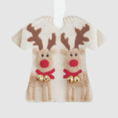 WINNER! WINNER! Tacky Christmas Sweater Contest Ornament (Vorderseite)