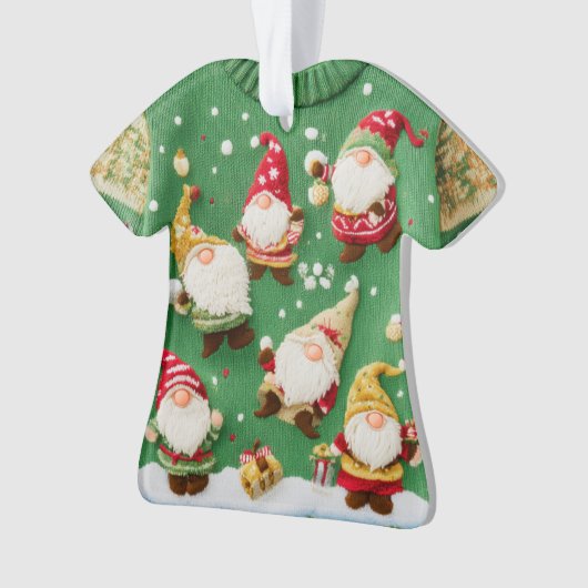 WINNER! WINNER! Tacky Christmas Sweater Contest Ornament (Vorderseite)