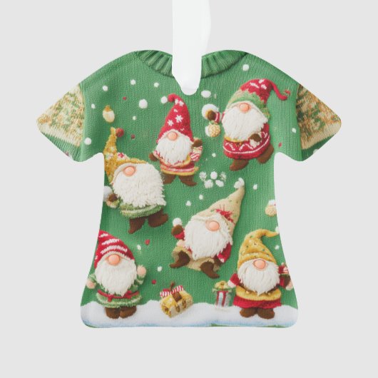 WINNER! WINNER! Tacky Christmas Sweater Contest Ornament (Vorderseite)