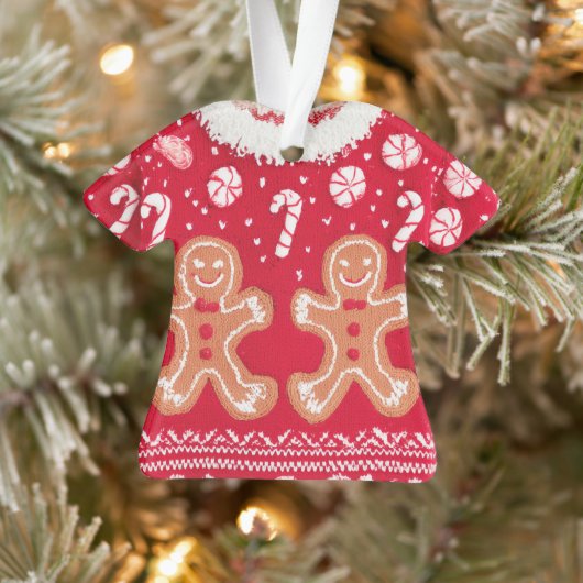 WINNER! WINNER! Tacky Christmas Sweater Contest Ornament (Baum)