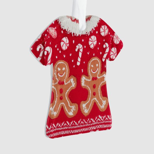 WINNER! WINNER! Tacky Christmas Sweater Contest Ornament (Vorderseite)