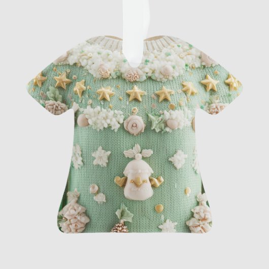 WINNER! WINNER! Tacky Christmas Sweater Contest Ornament (Vorderseite)