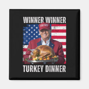 Winner Winner Truthahn Abendessen Humor Lustig Tru Magnet
