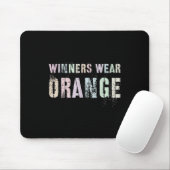 WINNERS TRAGEN ORANGE Summer Camp Team Colour War  Mousepad (Mit Mouse)