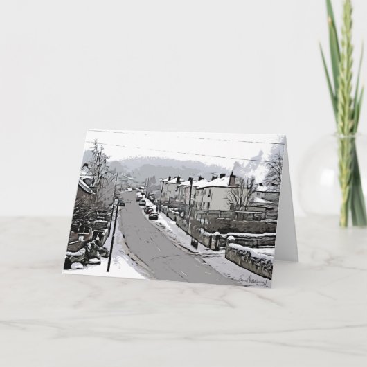 Winney Hill, Harthill mit Woodall. Karte (Vorderseite)