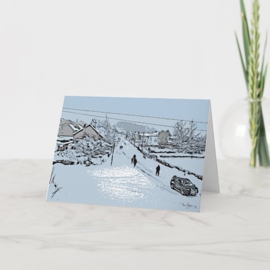 Winney Hill, Harthill mit Woodall. Karte (Vorderseite)