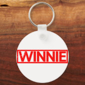 Winnie Briefmarke Schlüsselanhänger (Vorderseite)