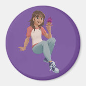 Winnie hält Binky Magnet (Vorne)