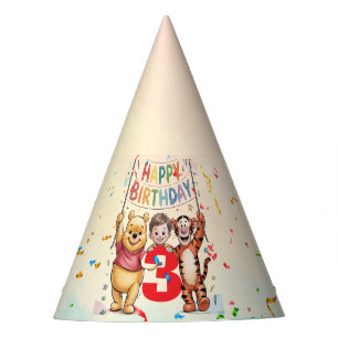 Winnie Puuh Alles Gute zum Geburtstag Partyhütchen