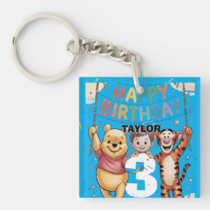 Winnie Puuh   Alles Gute zum Geburtstag Schlüsselanhänger