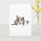 Winnie the Pooh and Friends Blue Present Karte (Gelbe Blume)