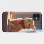 Winnie the Pooh Cat V6 iPhone Case (Rückseite (Horizontal))