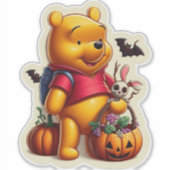 Winnie the Pooh halloween Aufkleber (Vorderseite)
