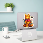 Winnie the Pooh halloween Aufkleber (Laptop auf Schreibtisch)