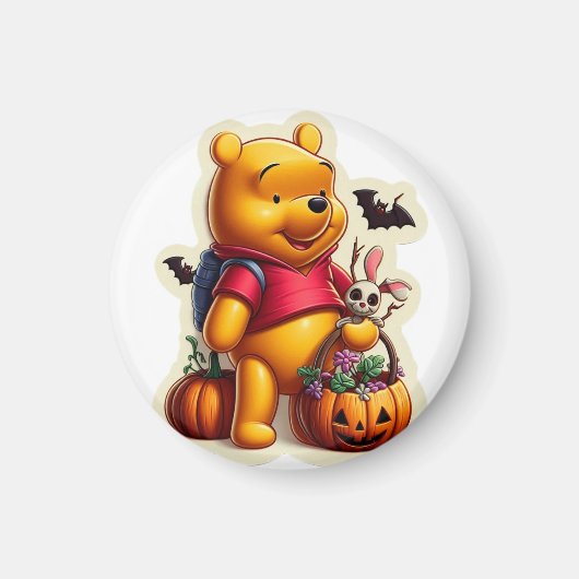 Winnie the Pooh halloween Magnet (Vorne)