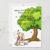 Winnie the Pooh Invitation Einladung (Rückseite)