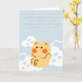 Winnie the Pooh Karte (Gelbe Blume)