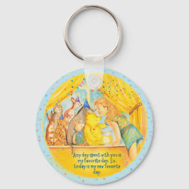 Winnie The Pooh Keychain - Mädchen mit Schlüsselri Schlüsselanhänger