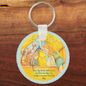 Winnie The Pooh Keychain - Mädchen mit Schlüsselri Schlüsselanhänger (Vorderseite)