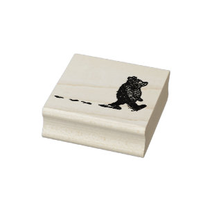 Winnie-the-Pooh Muddy Tracks Gummistempel