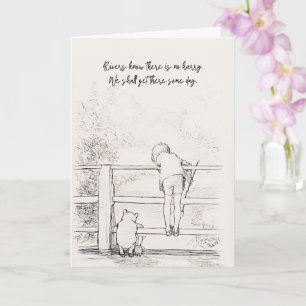 Winnie-the-Pooh No Rush Karte
