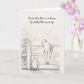 Winnie-the-Pooh No Rush Karte