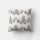 Winnie the Pooh Original Sketch werfen Kissen (Rückseite)