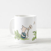 Winnie The Pooh - Piglet with Dandelie Kaffeetasse (Vorderseite Links)