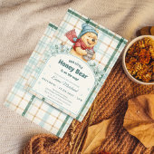 Winnie the Pooh Winter Wonderland Baby Shower Einladung