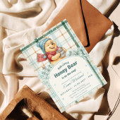 Winnie the Pooh Winter Wonderland Baby Shower Einladung