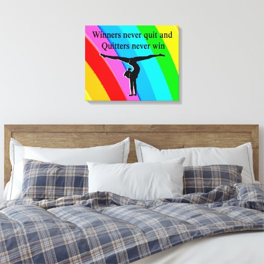WINNING GYMNAST LEINWANDDRUCK (Insitu (Schlafzimmer))