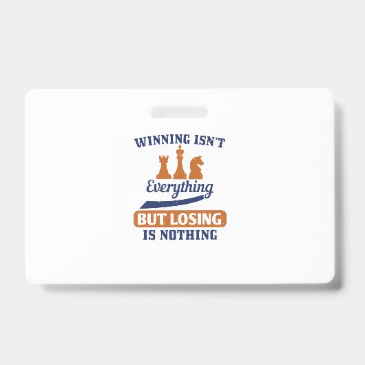 Winning Isn'T Everything But Losing Is Nothing Ausweis (Vorderseite)