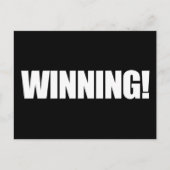 WINNING Postcard Postkarte (Vorderseite)