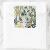 Winning Quadratischer Aufkleber (Tasche)