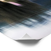 Winningen Moselle Sunset Panorama Deutschland Vint Poster (Ecke)