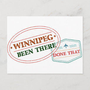 Winnipeg Bee da getan, dass Postkarte