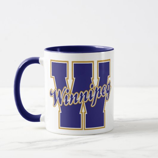 Winnipeg-Buchstabe Tasse (Links)